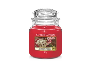 Yankee Candle Aromatická sviečka Classic stredná Peppermint Pinwheels 411 g