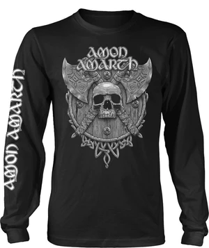 Amon Amarth T-Shirt Grey Skull Black 2XL