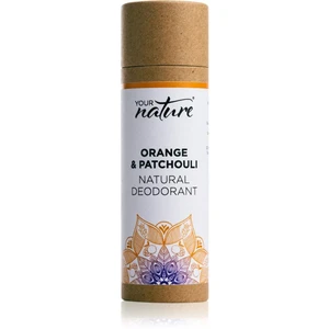 Your Nature Natural Deodorant tuhý deodorant Orange & Patchouli 70 g