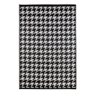 Czarno-biały dywan zewnętrzny Green Decore Houndstooth, 120x180 cm