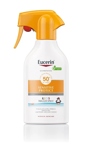 Eucerin SUN Sensitive Protect SPF50+ dětský sprej na opalování 250 ml