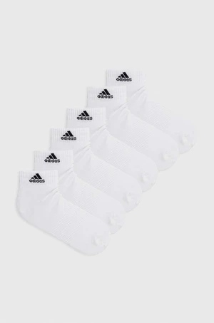 Ponožky adidas Performance 6-pack bílá barva, HT3442