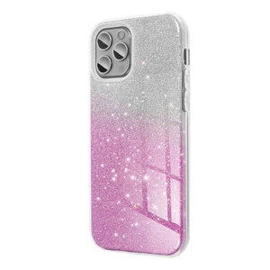 Zadní kryt Shining Case pro Samsung Galaxy S23, čirá růžová