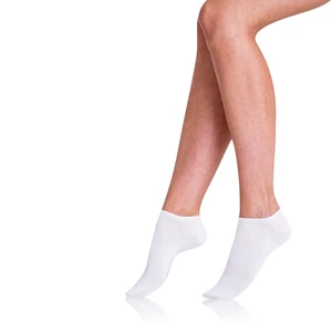 Sada dvou dámských ponožek v bílé barvě Bellinda COTTON IN-SHOE SOCKS 2x