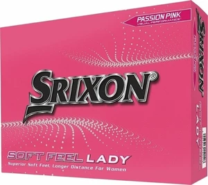 Srixon Soft Feel Lady Golf Balls Passion Pink Golfové míčky