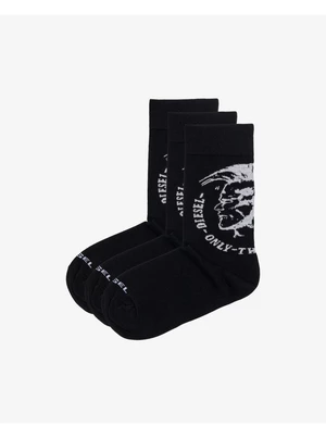 Socks - Diesel SKMRAYTHREEPACK Socks 3pack black