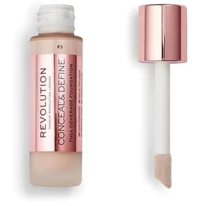 Revolution Krycí make-up s aplikátorem Conceal & Define (Makeup Conceal and Define) 23 ml F3