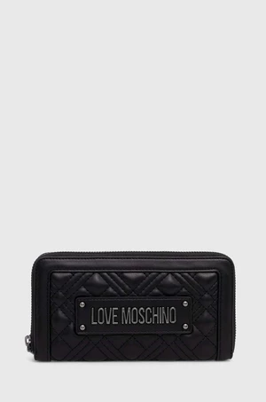 Peňaženka Love Moschino dámsky, čierna farba, JC5600PP1LLA0000