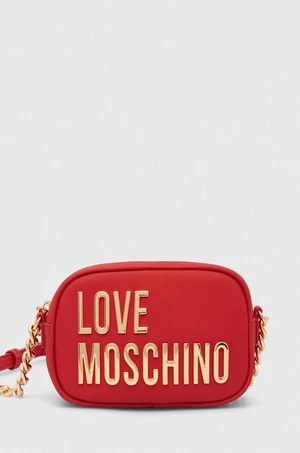 Kabelka Love Moschino červená farba, JC4026PP1LKD0000