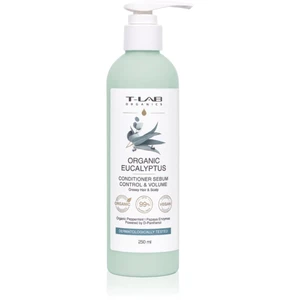 T-LAB Organics Eucalyptus Sebum Control & Volume Conditioner objemový kondicionér pre mastné vlasy 250 ml