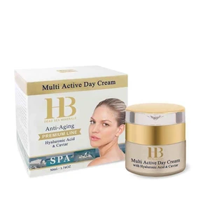 HB Dead Sea Minerals ANTI-AGING DENNÝ KRÉM S KYSELINOU HYALURÓNOVU A KAVIÁROM 50ml