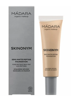 MÁDARA Skinonym True Beige polomatný make-up s peptidy 30 ml