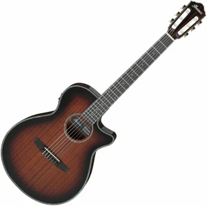 Ibanez AEG74N-MHS Mahogany Sunburst Chitarra Classica per Concerto con Preamplificatore