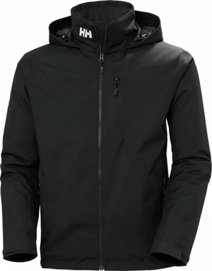 Helly Hansen Bunda Men's Crew Hooded Midlayer Sailing Jacket 2.0 Black 3XL