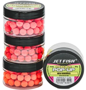 Jet fish plávajúce nástrahy feeder pop ups 20 g 9 mm - med kukurica