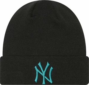 New York Yankees MLB League Essential Cuff Beanie Black/Light Blue UNI Czapka