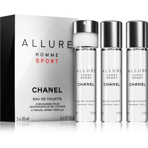 Chanel Allure Homme Sport toaletní voda pro muže 3 x 20 ml