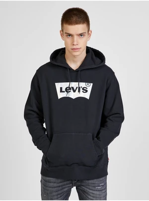 Čierna pánska mikina s kapucňou Levi's®