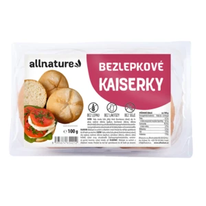 ALLNATURE Bezlepkové kaiserky 100 g