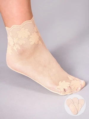 Yoclub Woman's Women's Lace Socks 3-Pack