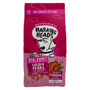 BARKING HEADS Big Foot Golden Years Chicken granule pro psy 12 kg