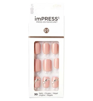 KISS Samolepící nehty imPRESS Nails Crystal Blossom 30 ks