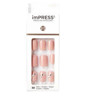 KISS Samolepící nehty imPRESS Nails Crystal Blossom 30 ks