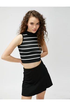 Koton Mini Shorts Skirt with Flared Ruffles