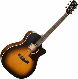 Cort GA1E Open Pore Sunburst Elektroakustická gitara Jumbo