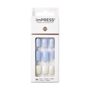 KISS Samolepící nehty imPRESS Nails Lavender Whisper 30 ks