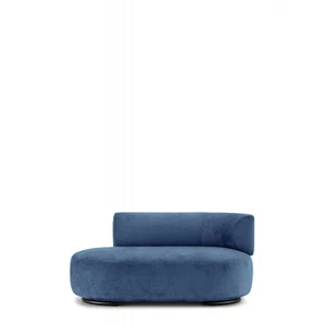 K-Wait Chaise lounge  Chenille pravá područka světle modrá Kartell