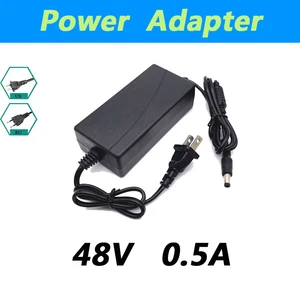 LAIMAIECO 48V 0.5A New AC 100V-240V 24W Converter power Adapter DC 48V 0.5A 5.5*2.1mm EU US AU Plug Power Supply Adapter