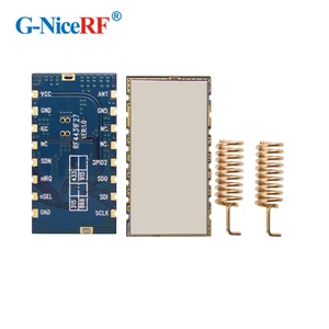 5pcs/lot RF4432F27 500mW SPI Interface Embedded Anti-interference FSK/GFSK/OOK 915MHz Transceiver Module With Antenna