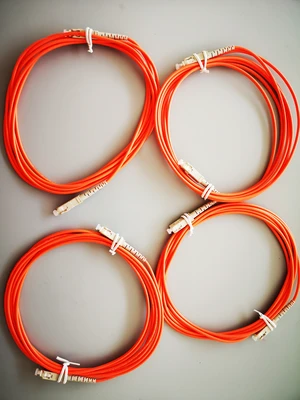 OM2 Fiber Patch Cable Multimode SC to SC Fiber Optic Patch Cord Simplex 62.5/125μm 3M