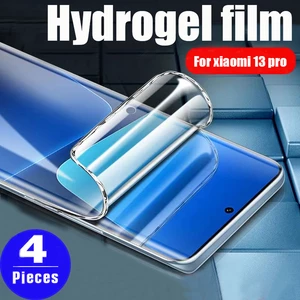 4Pcs 9D Hydrogel film for xiaomi 13 12 lite NE 12s pro 12x 12T 11 11i 11x 11T 10 Ultra Not Glass 10s 10T phone screen protector