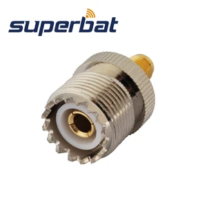 Superbat SMA-UHF Adapter SMA Jack to UHF Female Straight RF Coaxial Connector