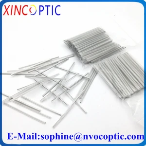 0.5*30mm Fiber Optic Splice Fusion Sleeve 1Rod Stainless-steel Optical Protection Heat Shrink Tube