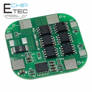 Free shipping 14.8V 4S 15A Lithium Battery Protection Board 6MOS 18650 Battery Protection Module