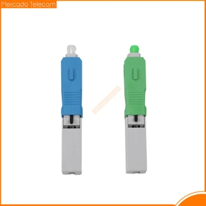 100PCS SC APC-1803 FTTH Optical fibe quick connector SC UPC FTTH Fiber Optic Fast Connector SC APC Fiber Assembly connector