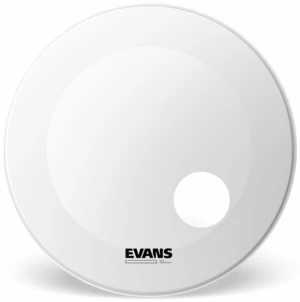 Evans BD24RGCW EQ3 Coated White 24" White Peaux de résonance