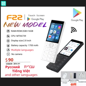 Google Available F22 2+16G 1700mAh 4G MTK6739 Touch Screen Android Smart Phone