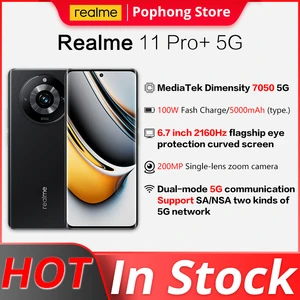 Realme 11 Pro+ Plus 5G 6.7 inch OLED Curved Screen Dimensity 7050 Ocat Core 100W SmartFlash charge 5000mAh NFC