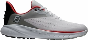 Footjoy Flex XP Mens Golf Shoes White/Black/Red 43 Calzado de golf para hombres