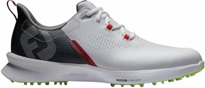 Footjoy FJ Fuel Mens Golf Shoes White/Navy/Lime 46 Calzado de golf para hombres