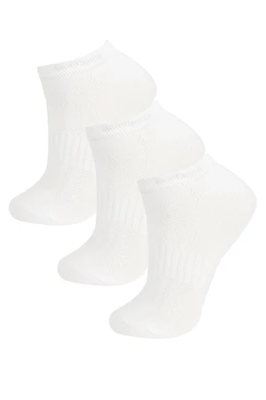 DEFACTO Women's 3-Pack Ankle Socks