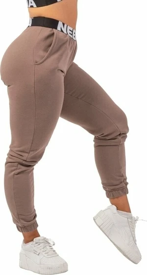 Nebbia Iconic Mid-Waist Sweatpants Brown XS Fitness Hose