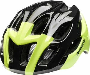 Briko Teke Lime Fluo/Black M Casco da ciclismo