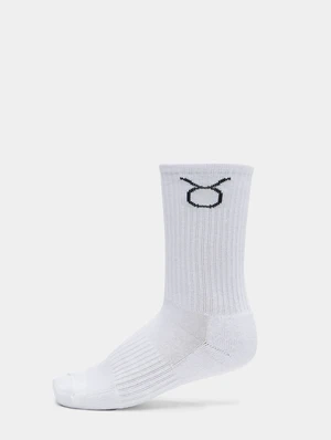 Taurus white zodiac socks