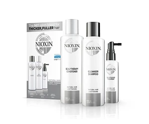 Sada pro mírně řídnoucí přírodní vlasy Nioxin System 1 Trial Kit No.1 (81537203) + dárek zdarma