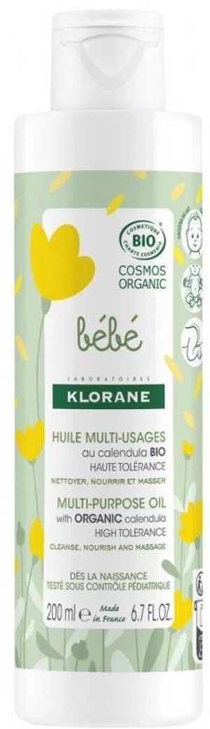 KLORANE Bébé multifunkční olej s Bio měsíčkem 200 ml